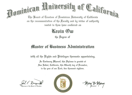 加州多明尼克大学博思凯商学院MBA