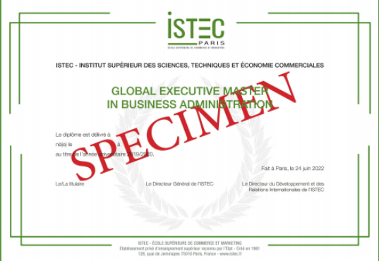 ISTEC法国巴黎高等商学院全球高级工商管理硕士G-EMBA项目
