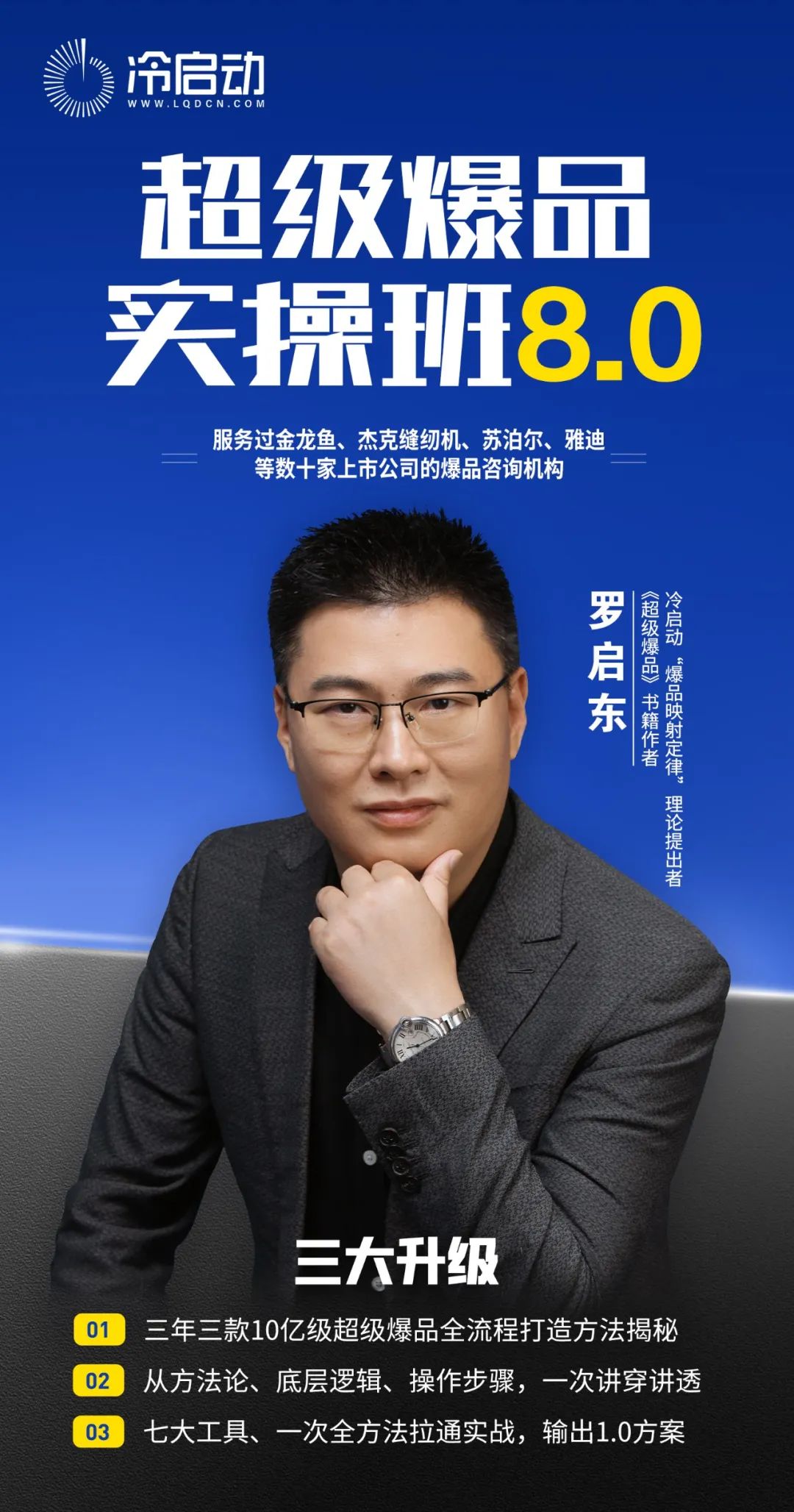 2025年9月05-07日|广州站冷启动《超级爆品实操班8.0》_罗启东
