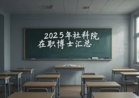 2025 年社科院的在职博士咋样读