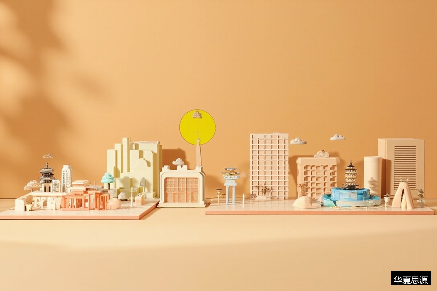 城区建筑模型意象 城区建筑模型意象